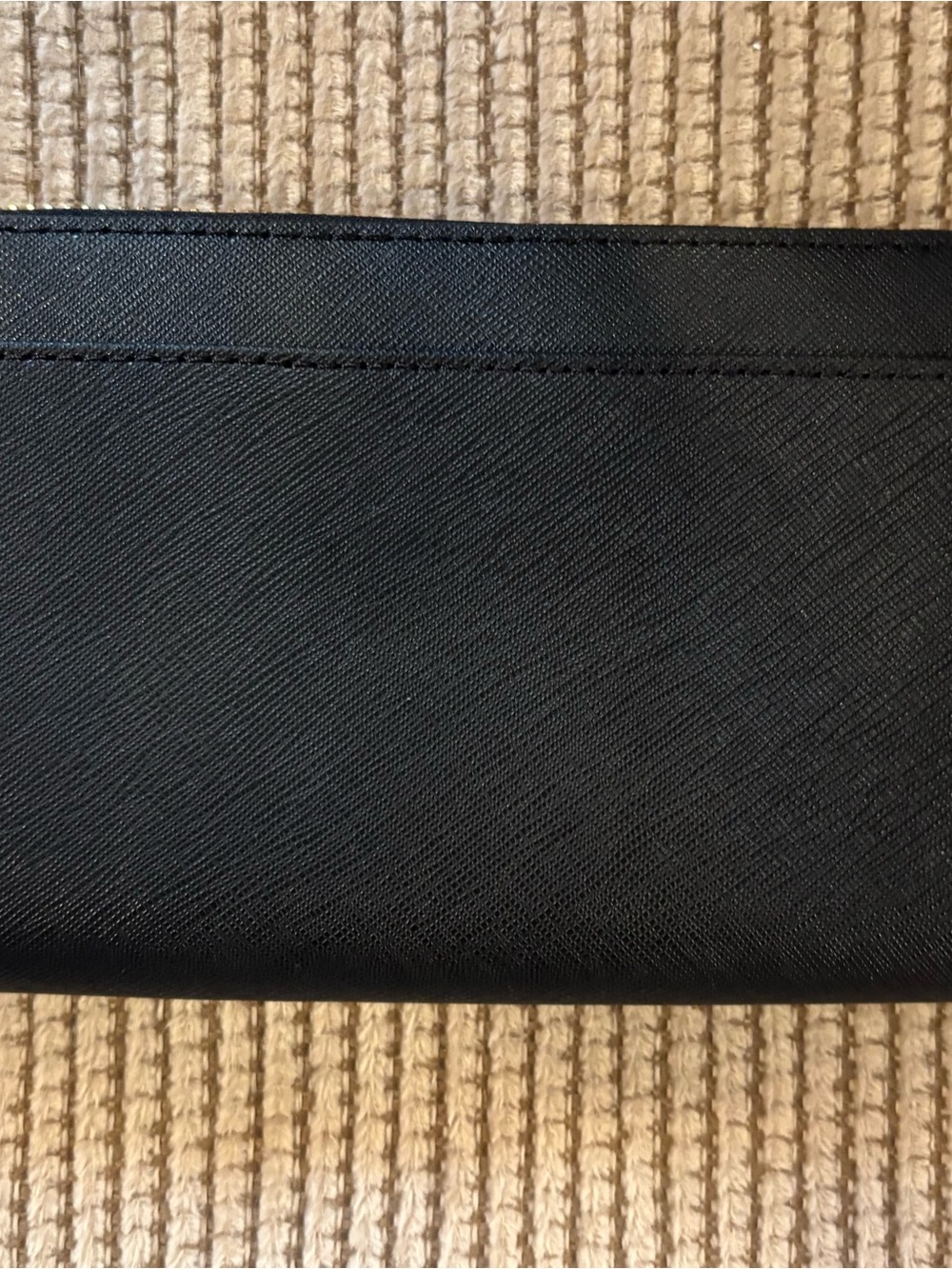 Kate Spade Black Leather Finer Things embellished Lacey Zip Around Wallet - Picture 2 of 6